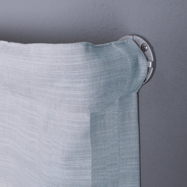 Williston Lovina Metal Adjustable Single Curtain Rod & Reviews